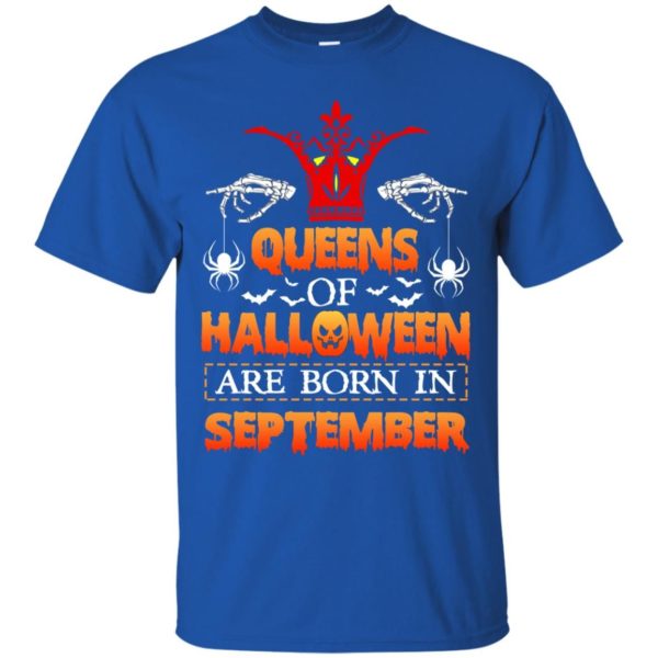 image 1000 600x600 - Queens of Halloween are born in September shirt, tank top, hoodie