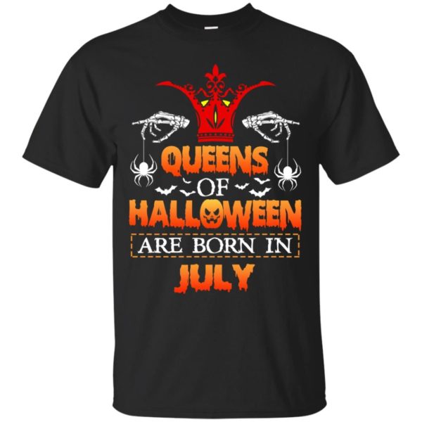 image 1024 600x600 - Queens of Halloween are born in July shirt, tank top, hoodie