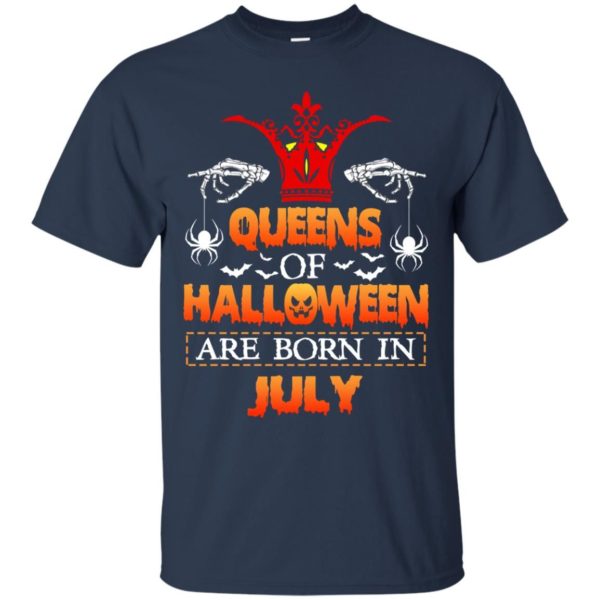 image 1026 600x600 - Queens of Halloween are born in July shirt, tank top, hoodie