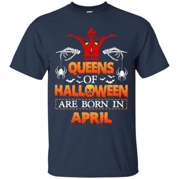 image 1065 600x600 - Queens of Halloween are born in April shirt, tank top, hoodie