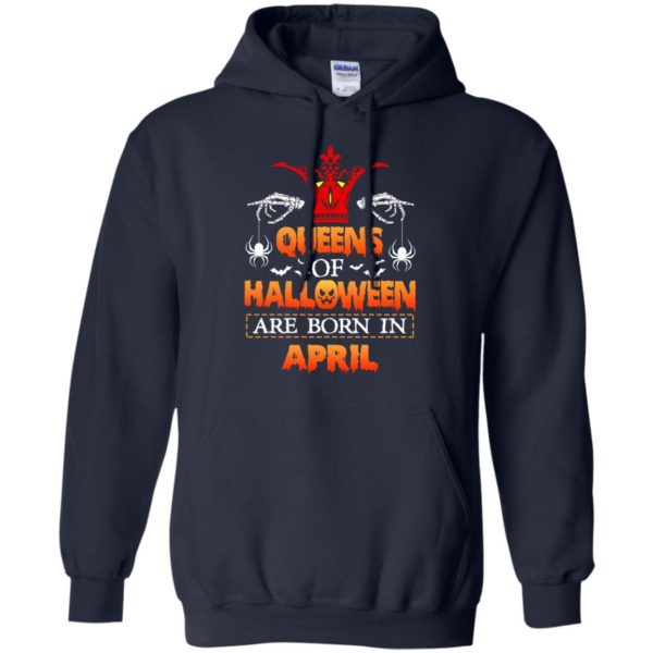 image 1069 600x600 - Queens of Halloween are born in April shirt, tank top, hoodie