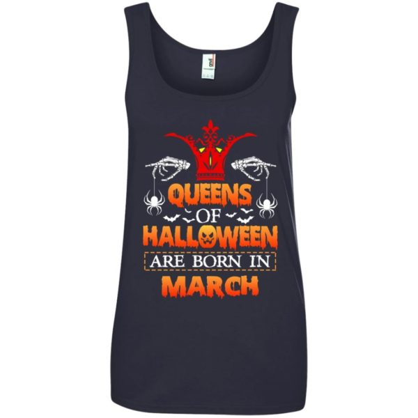 image 1086 600x600 - Queens of Halloween are born in March shirt, tank top, hoodie