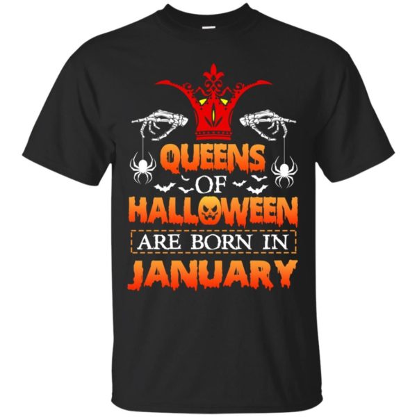 image 1102 600x600 - Queens of Halloween are born in January shirt, tank top, hoodie