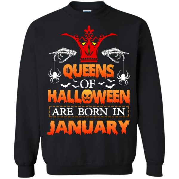 image 1109 600x600 - Queens of Halloween are born in January shirt, tank top, hoodie