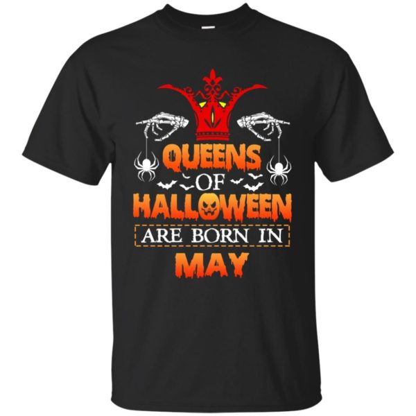 image 1128 600x600 - Queens of Halloween are born in May shirt, tank top, hoodie