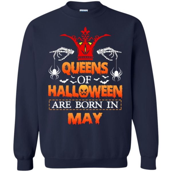 image 1136 600x600 - Queens of Halloween are born in May shirt, tank top, hoodie
