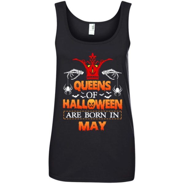 image 1137 600x600 - Queens of Halloween are born in May shirt, tank top, hoodie