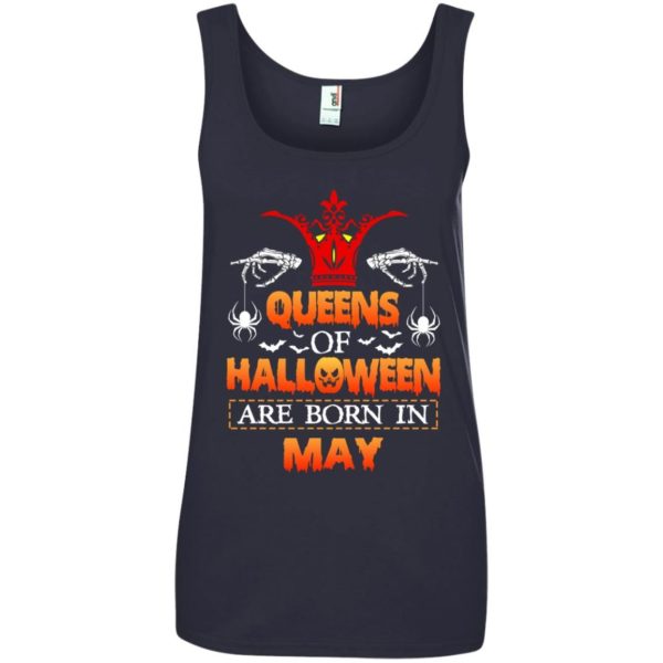 image 1138 600x600 - Queens of Halloween are born in May shirt, tank top, hoodie