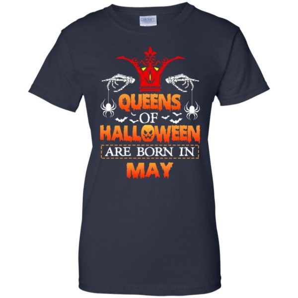 image 1140 600x600 - Queens of Halloween are born in May shirt, tank top, hoodie