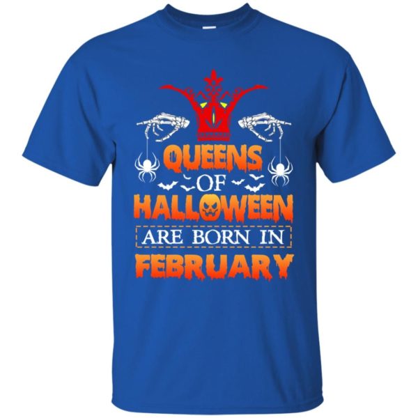 image 1168 600x600 - Queens of Halloween are born in February shirt, tank top, hoodie