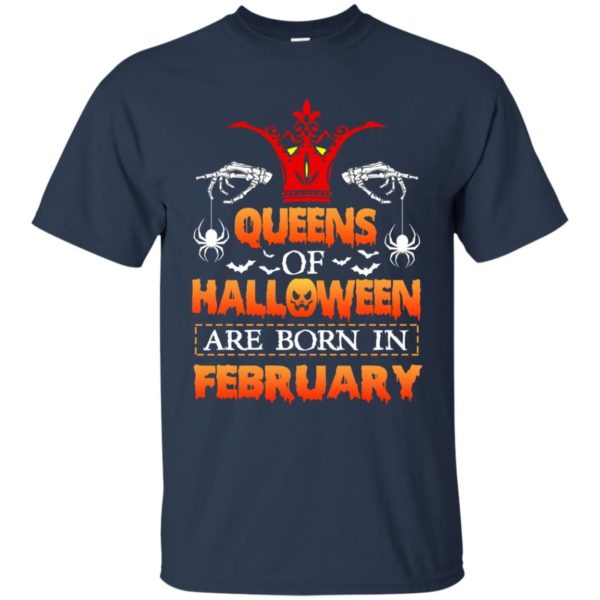image 1169 600x600 - Queens of Halloween are born in February shirt, tank top, hoodie