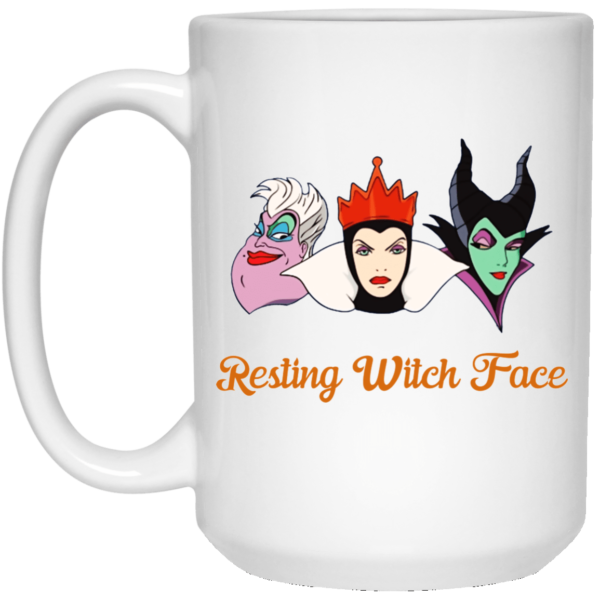 image 15 600x600 - Resting Witch Face mug: Funny mug for Halloween