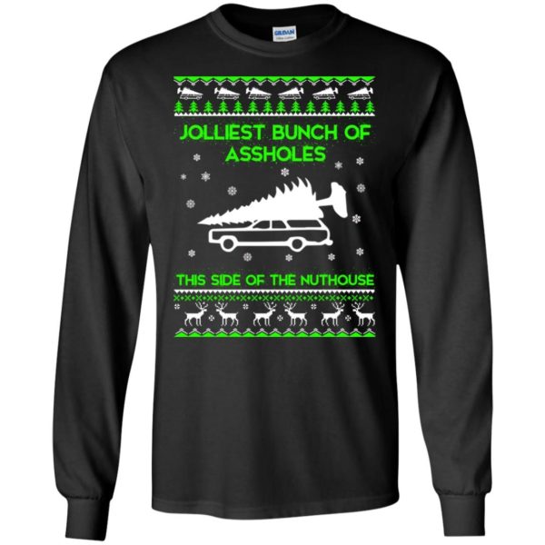 image 1577 600x600 - Jolliest Bunch of Assholes This Side of the Nuthouse Christmas sweater, hoodie