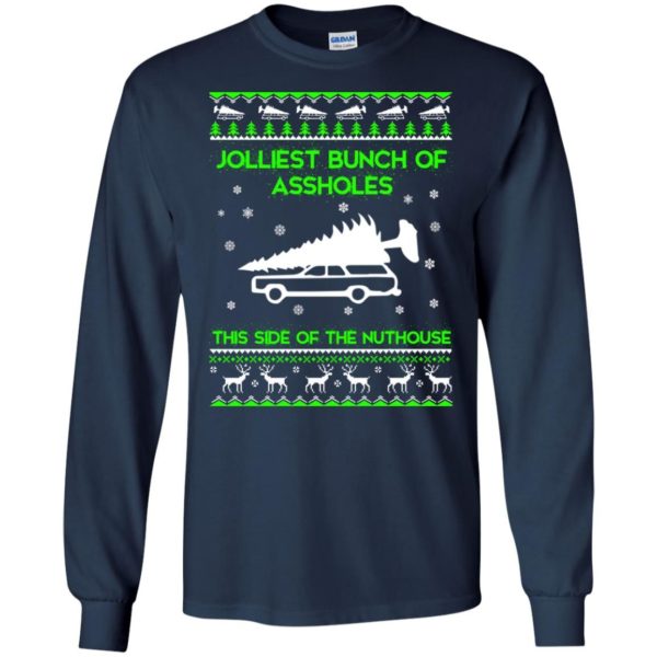 image 1579 600x600 - Jolliest Bunch of Assholes This Side of the Nuthouse Christmas sweater, hoodie