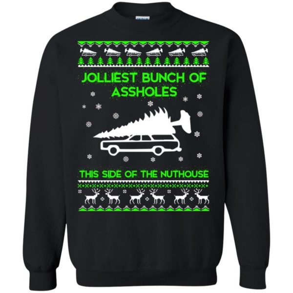 image 1583 600x600 - Jolliest Bunch of Assholes This Side of the Nuthouse Christmas sweater, hoodie
