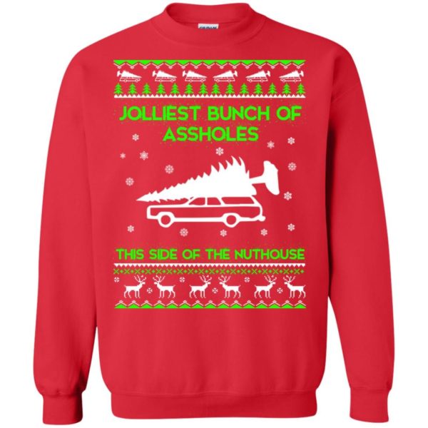image 1585 600x600 - Jolliest Bunch of Assholes This Side of the Nuthouse Christmas sweater, hoodie