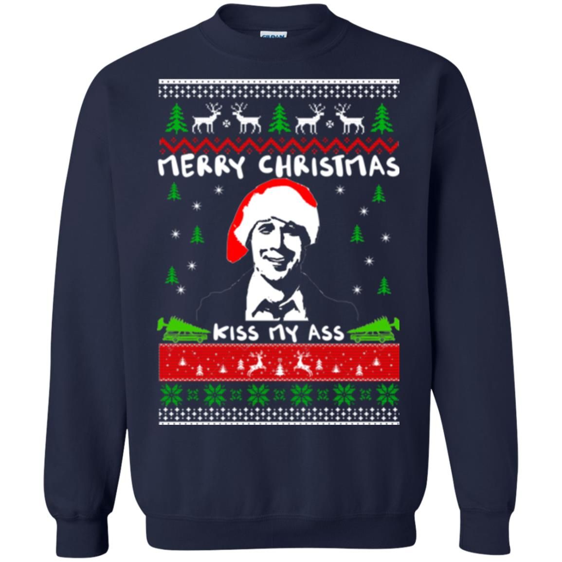 Clark Griswold Merry Christmas Kiss My Ass Sweater