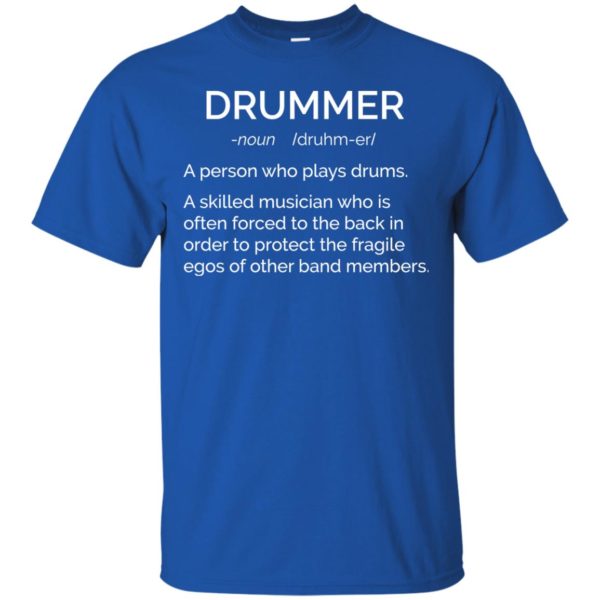 image 2376 600x600 - Drummer definition shirt: skilled musician often forced to the back