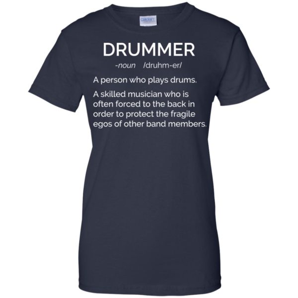 image 2387 600x600 - Drummer definition shirt: skilled musician often forced to the back