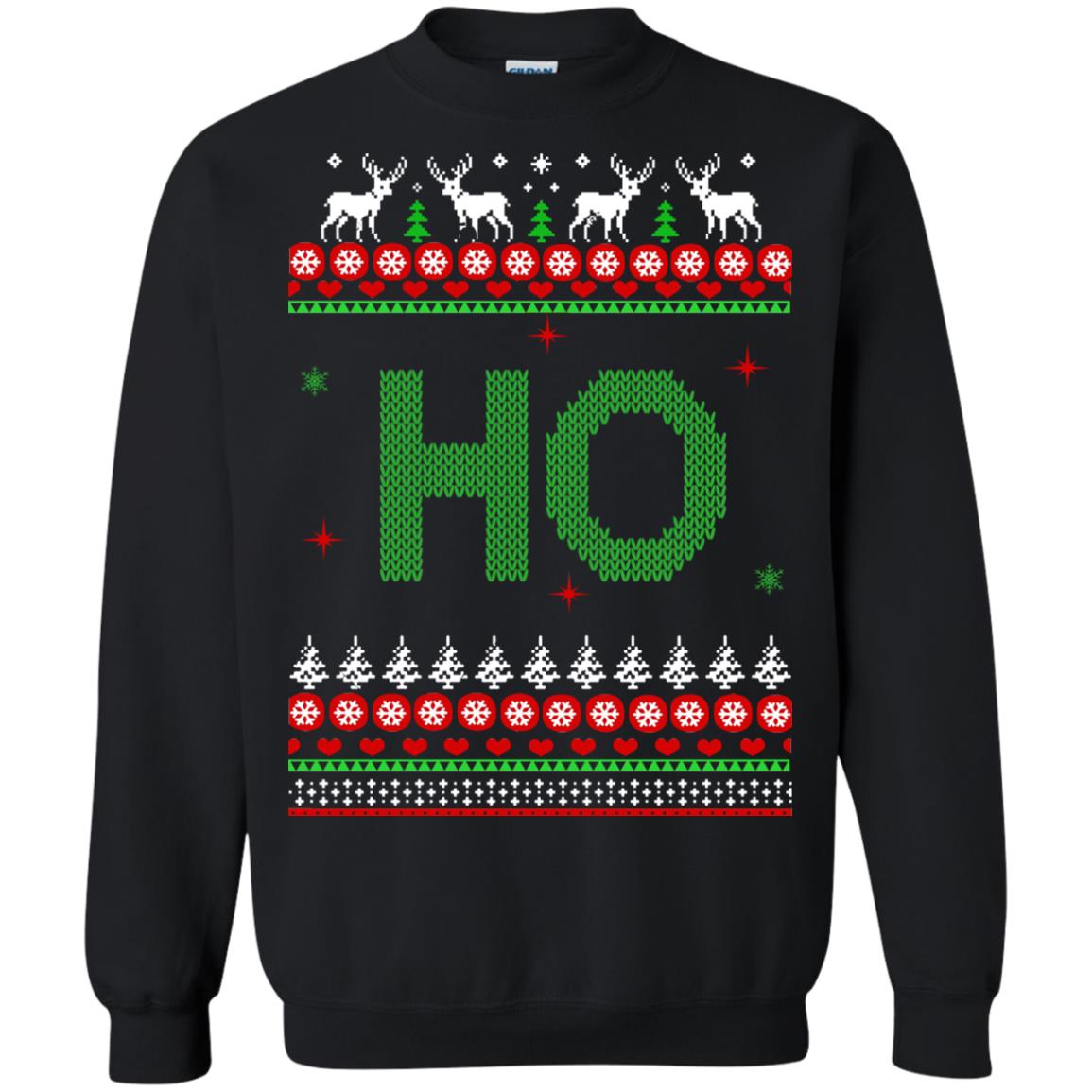 Santa Claus HO HO HO Christmas Sweater, Hoodie - Rockatee