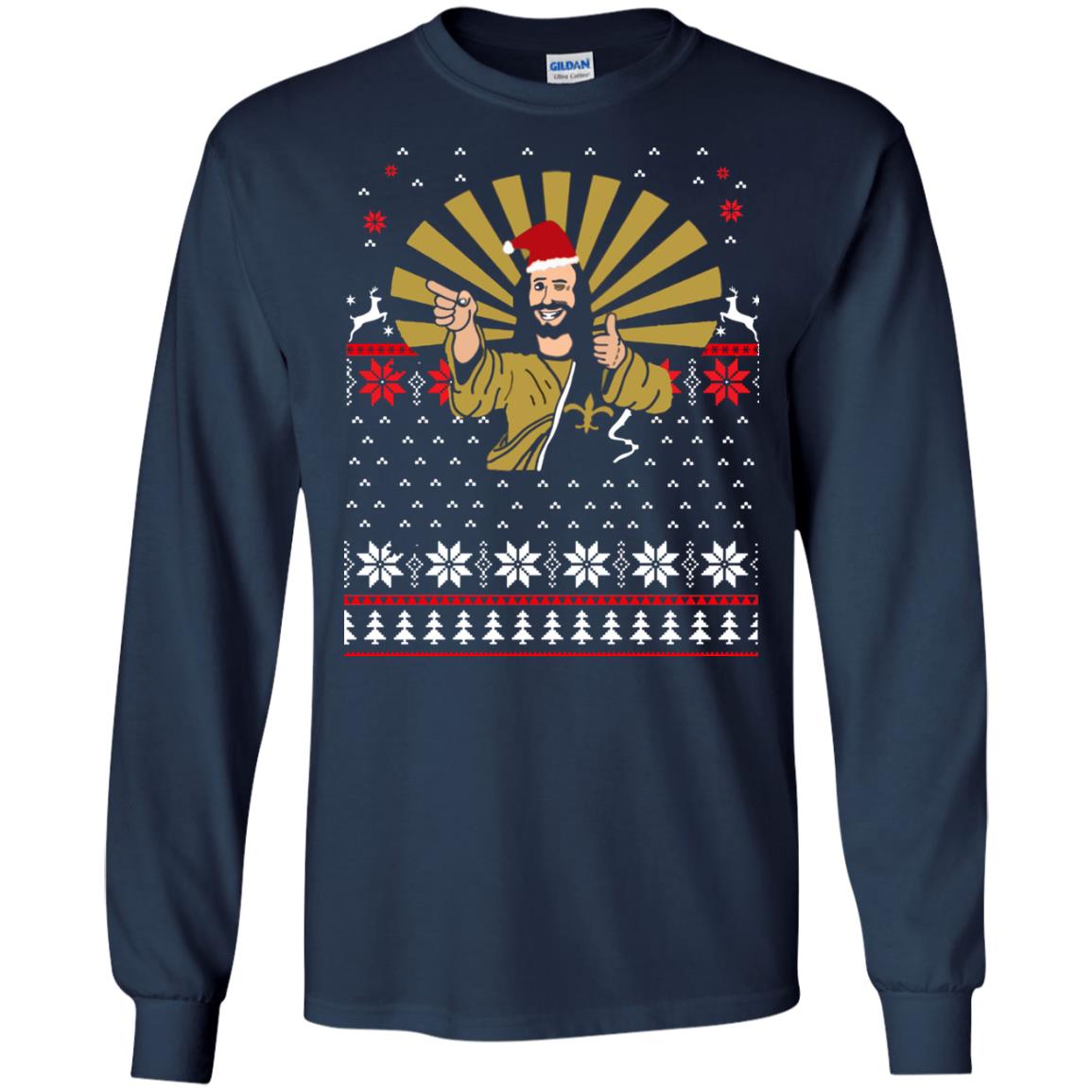 santa jesus sweater