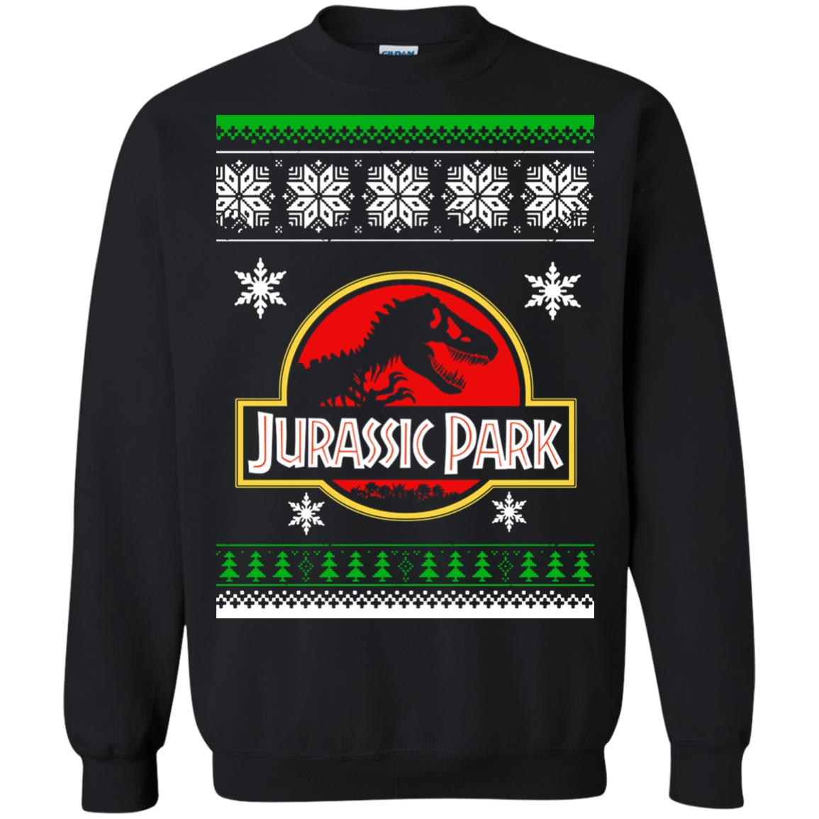 Jurassic Park Ugly Sweater, Christmas Sweatshirt - Rockatee