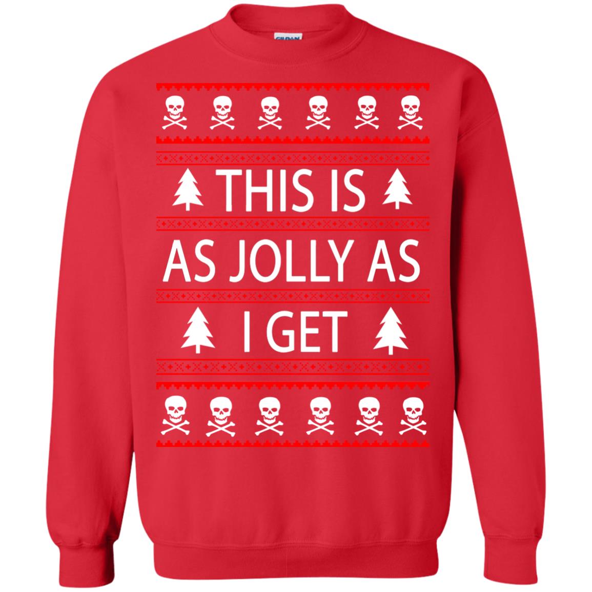 This Is as Jolly as I Get Emo Gothic Christmas Sweatshirts, Hoodie ...