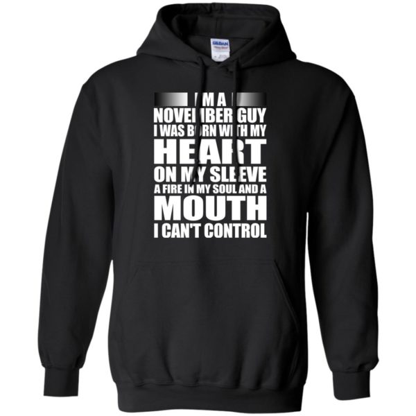 image 863 600x600 - I'm a November guy I was born with my heart on my sleeve shirt, hoodie, tank