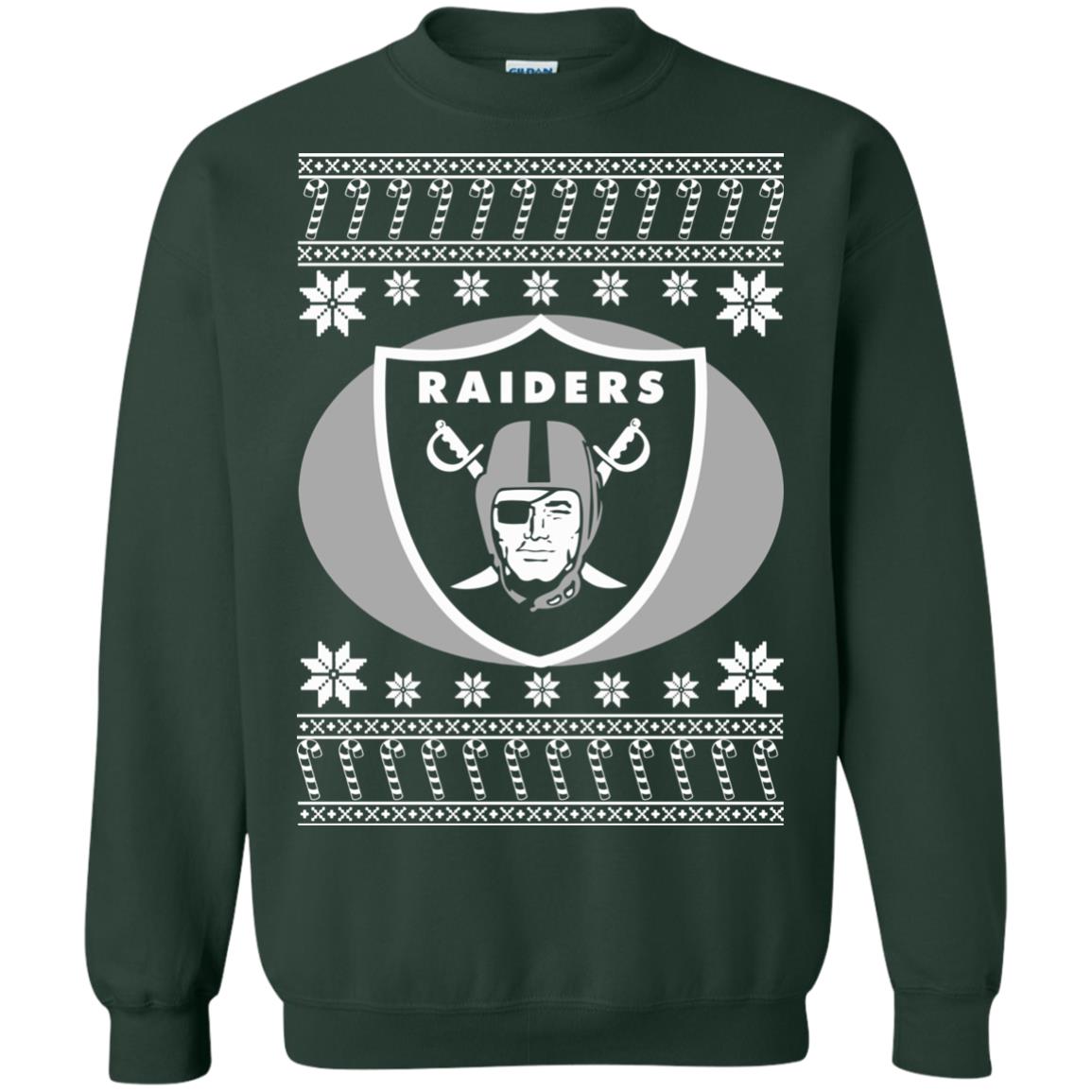 Oakland Raiders Christmas Sweater, Ugly Sweatshirts - Rockatee