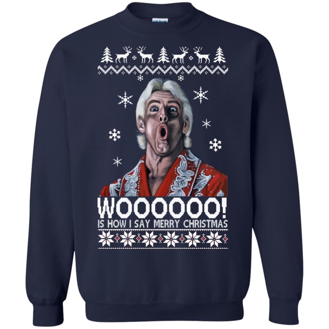ric flair light up christmas sweater