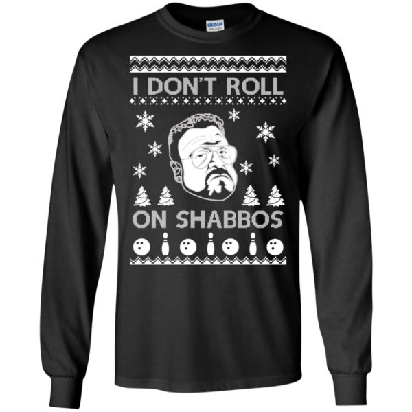 image 1744 600x600 - Lebowski I Don't Roll On Shabbos Christmas Sweater, Shirt, Hoodie