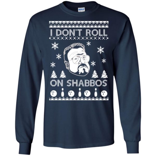 image 1745 600x600 - Lebowski I Don't Roll On Shabbos Christmas Sweater, Shirt, Hoodie