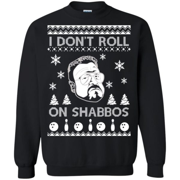 image 1750 600x600 - Lebowski I Don't Roll On Shabbos Christmas Sweater, Shirt, Hoodie