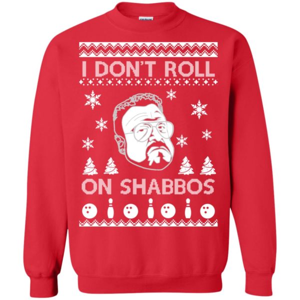 image 1752 600x600 - Lebowski I Don't Roll On Shabbos Christmas Sweater, Shirt, Hoodie