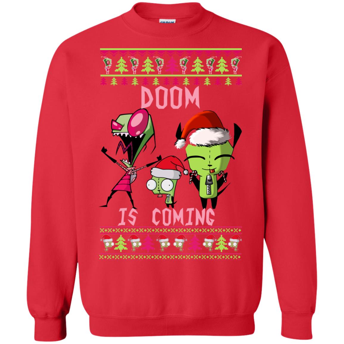 doom christmas sweater