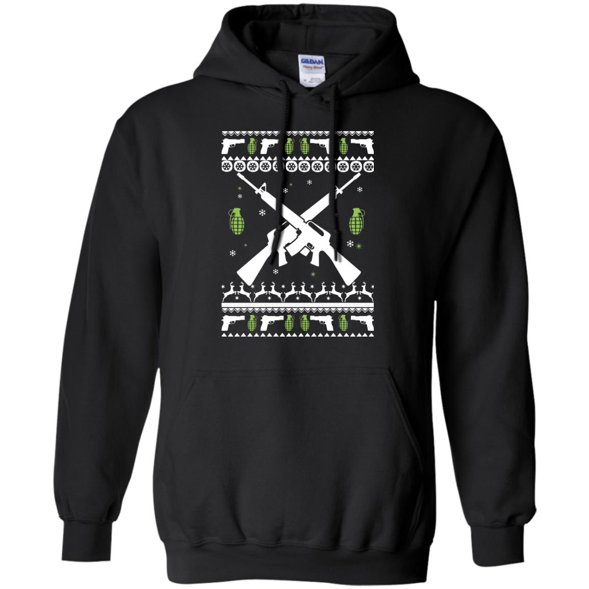Assault Rifle Ugly Christmas Sweater, Shirt, Hoodie - Rockatee