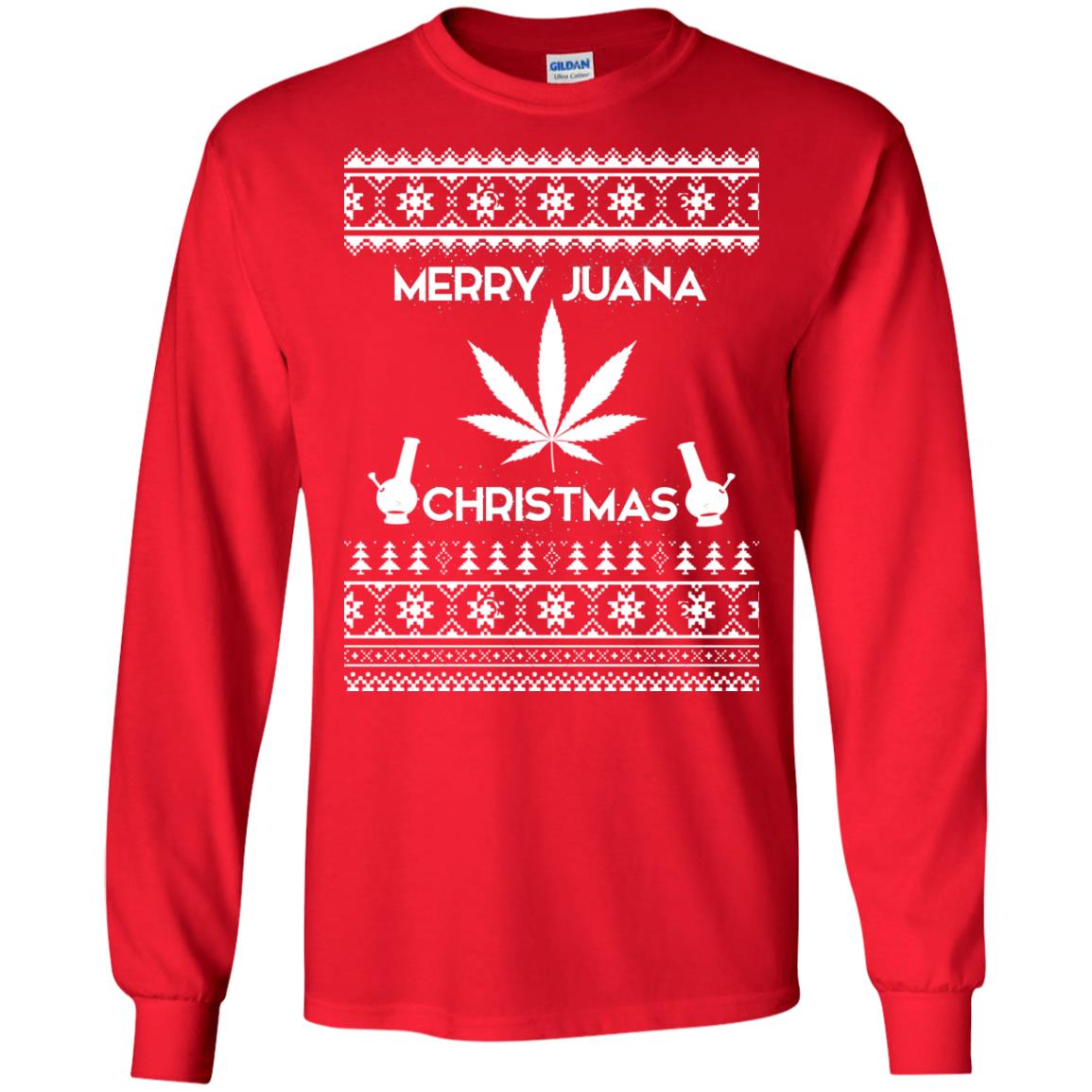 Download Merry Juana Weed Christmas Sweater, Ugly Sweatshirt - Rockatee