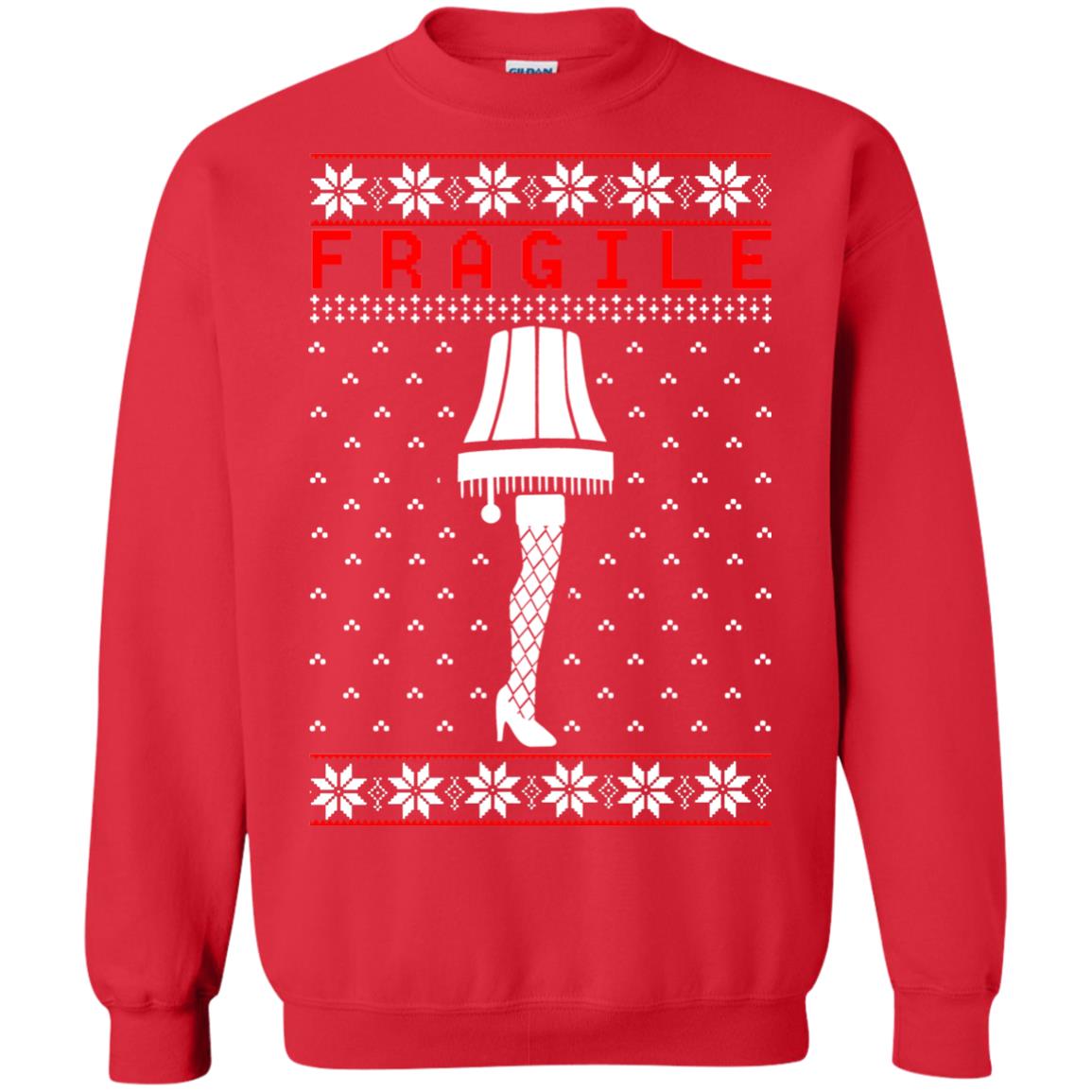 christmas story lamp ugly sweater