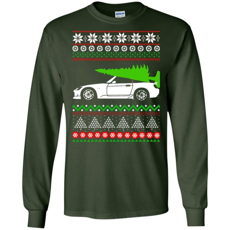 Honda S2000 Ugly Christmas Sweater, Hoodie - Rockatee