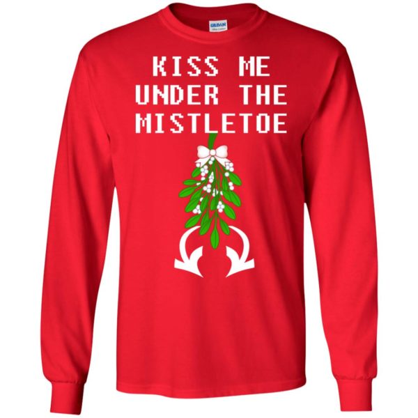image 1001 600x600 - Kiss Me Under The Mistletoe Christmas Sweater, Hoodie