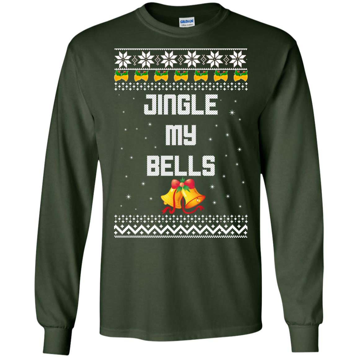 Jingle My Bells Christmas Sweater, Hoodie, Long Sleeve - Rockatee