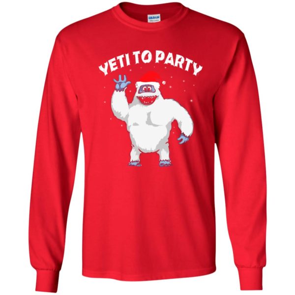 Yeti to Party Christmas Sweater, Hoodie