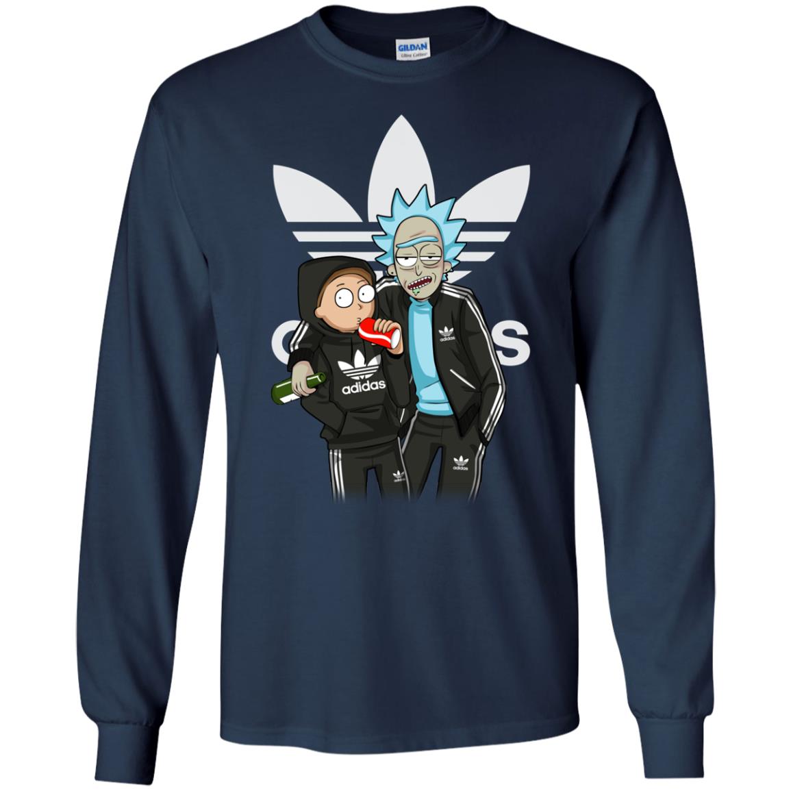 rick and morty adidas hoodie