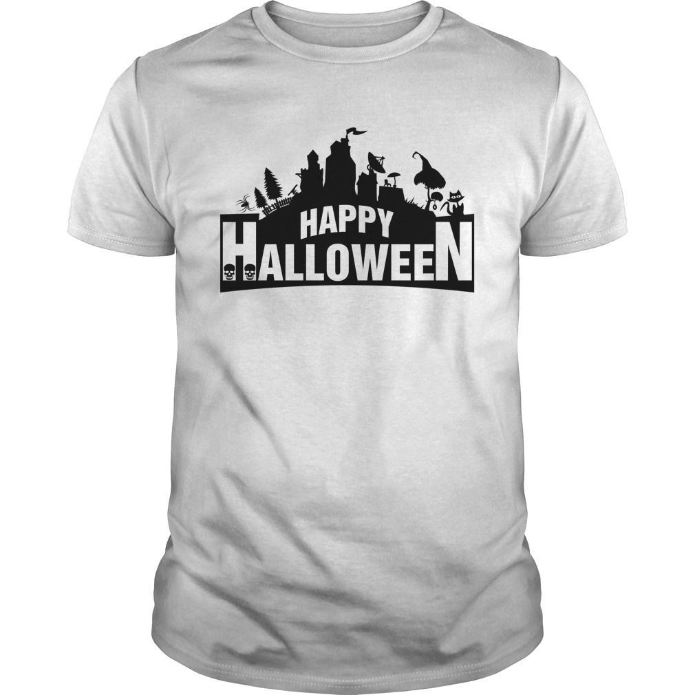 Fortnite Happy Halloween shirt, guys tee, ladies tee, long ...