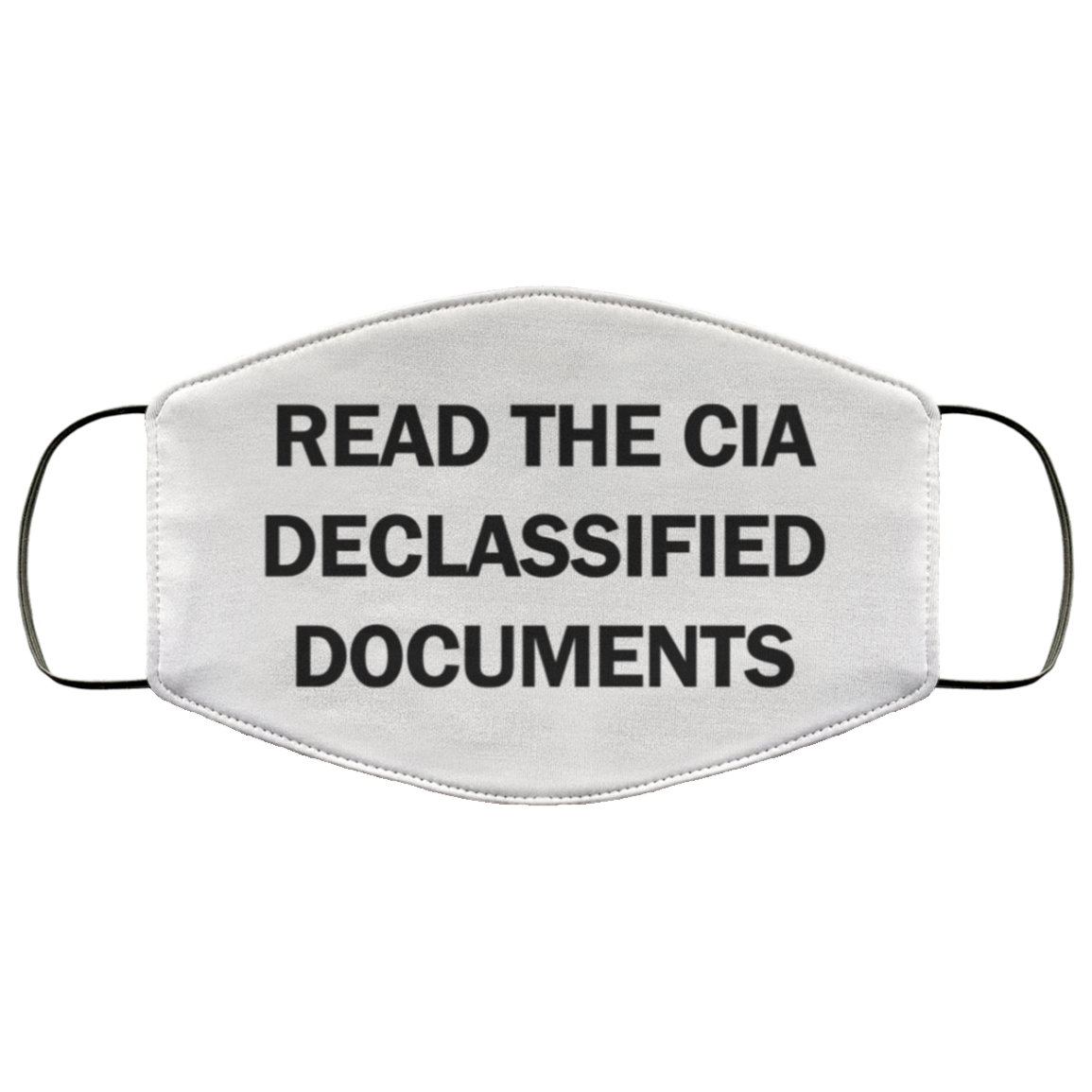 Read the CIA Declassified Documents face mask Washable, Reusable Rockatee
