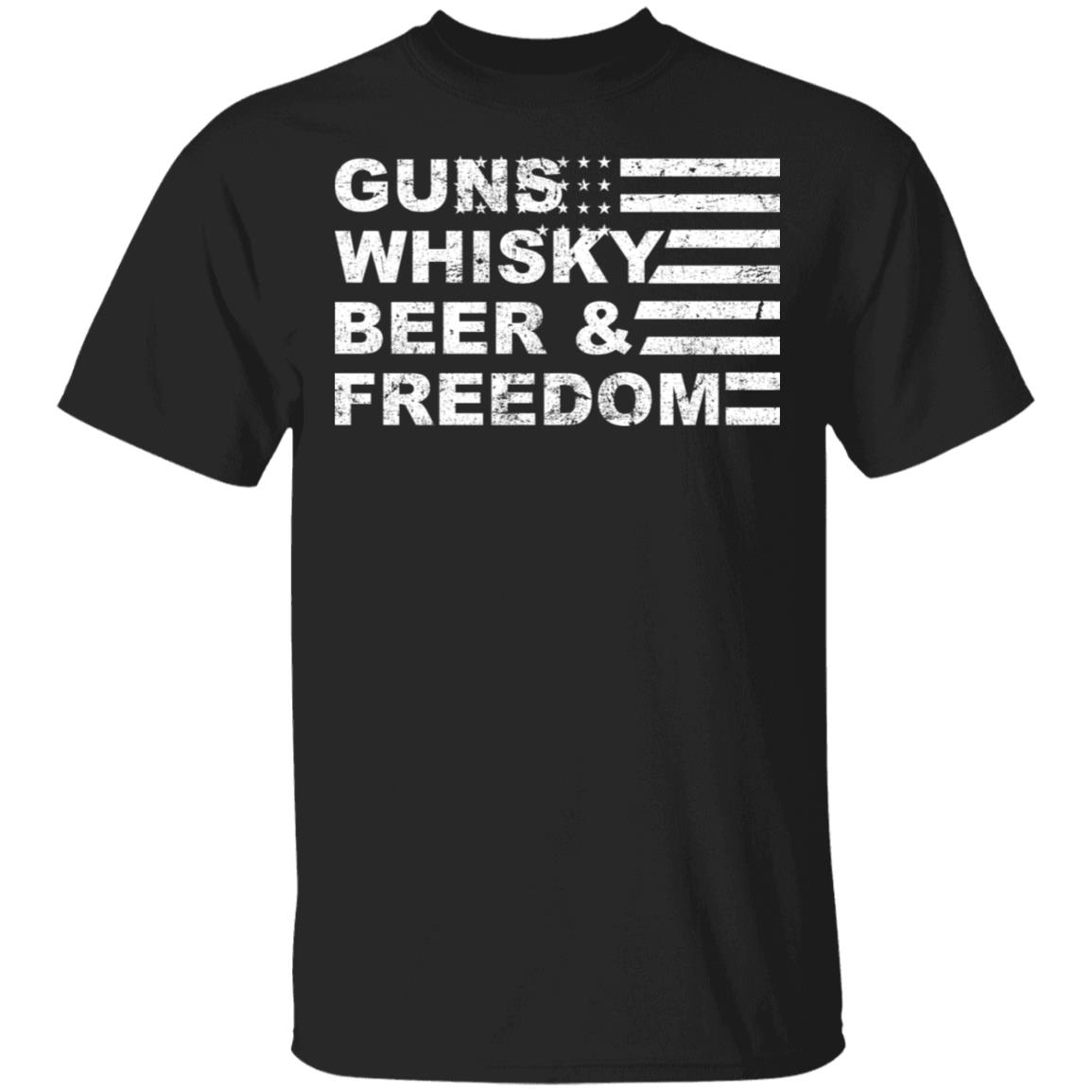 Download Guns whisky beer and freedom shirt - Rockatee