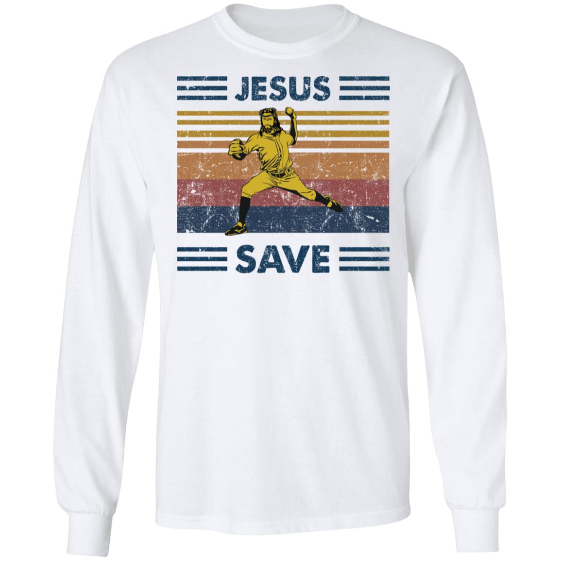 Jesus saves baseball shirt Rockatee