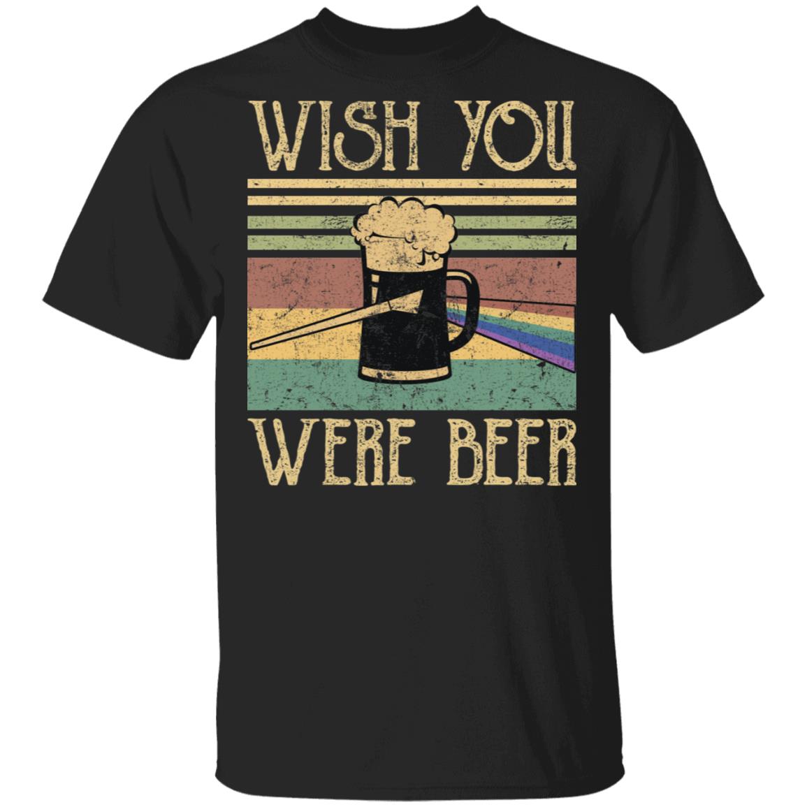 Wish you were beer vintage shirt - Rockatee