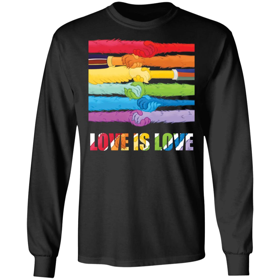 Sesame Street pride month love is love shirt - Rockatee