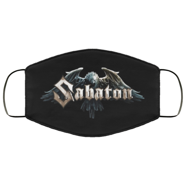 Happy Power Metal By Sabaton face mask reusable, washable